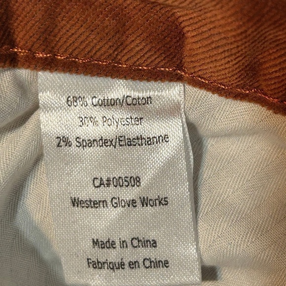 Christopher Blue Mid-Rise Skinny Corduroy Pants, Size 4 - Picture 8 of 10